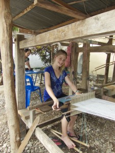 Alicia weaving 1