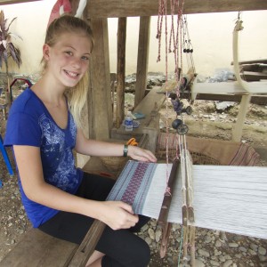Alicia weaving 2